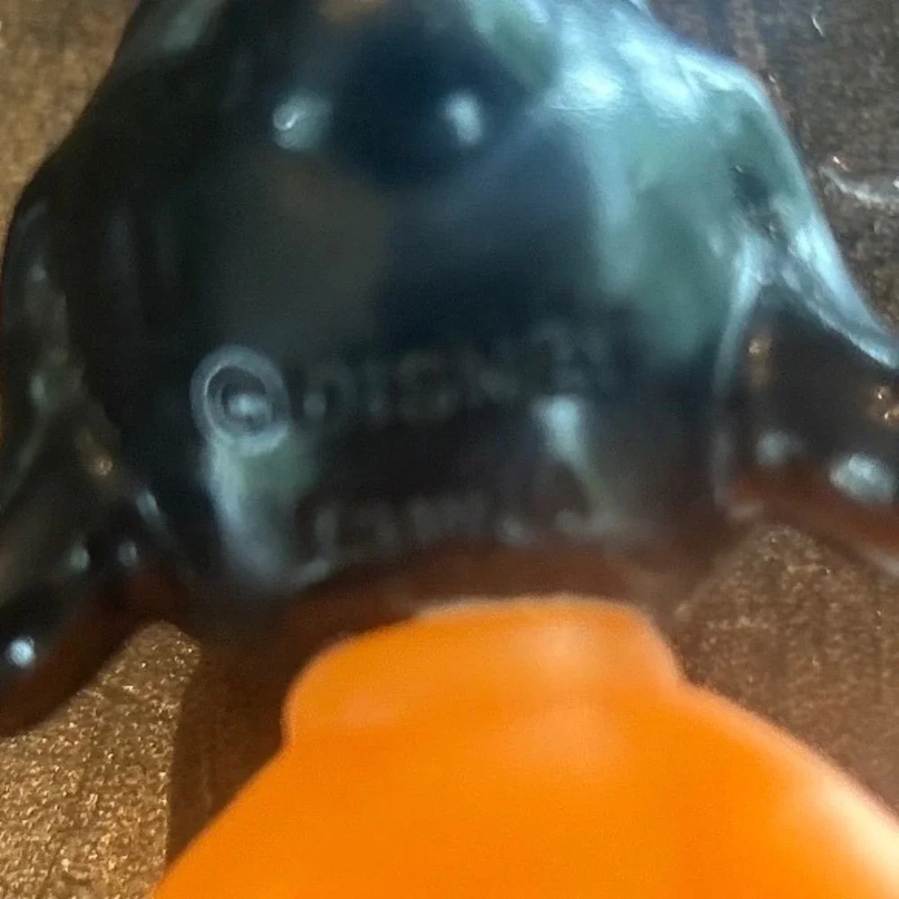 Vintage Disney Goofy Figurine Orange PVC Miniature Toy Kids Retro Cartoon‎ Fun